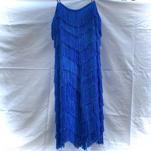 Women’s Fringe Flapper sleeveless Mini Dress